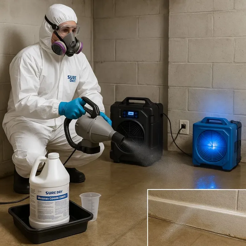 Sanitization and Odor Removal process in Springfield, MI