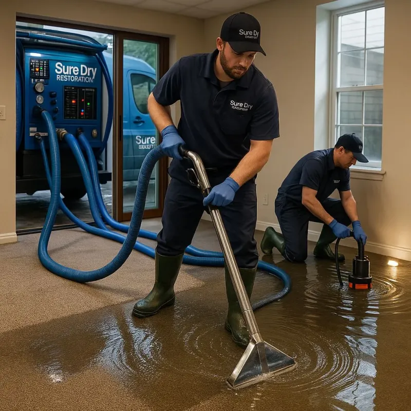 Water Extraction and Removal process in Springfield, MI